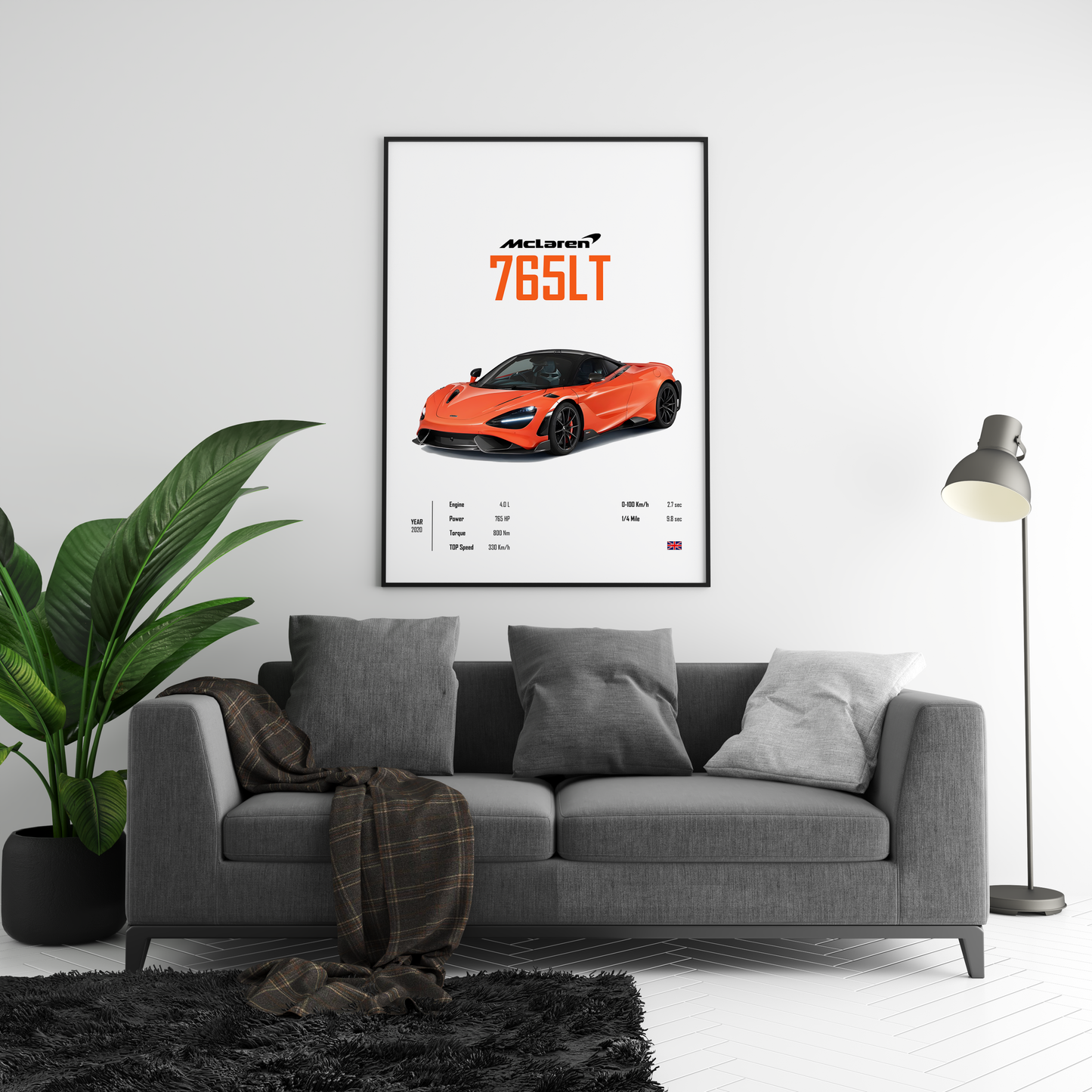 McLaren 765LT 'CORE' Poster