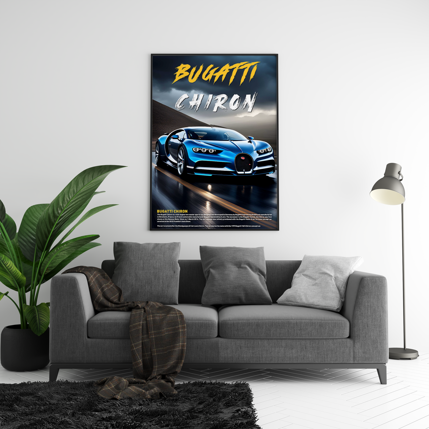 Bugatti Chiron Concept Poster