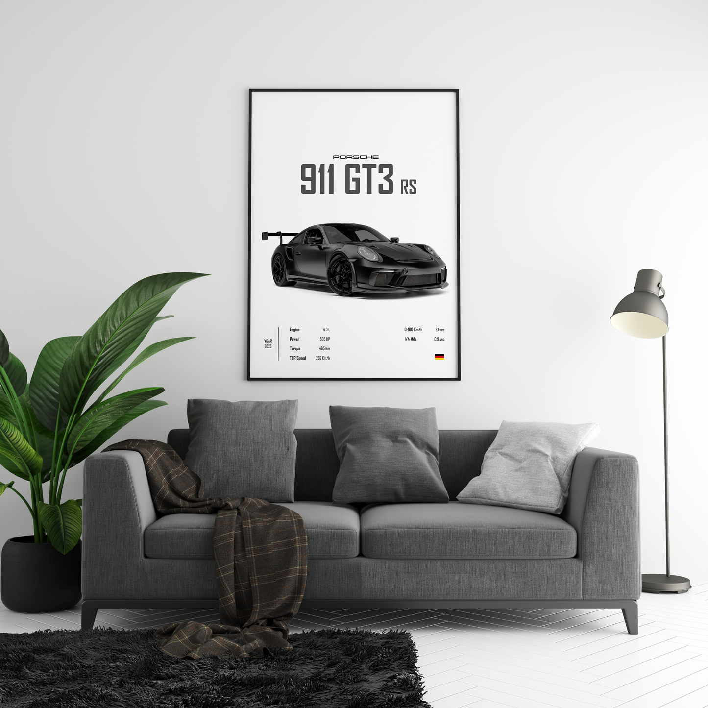 Porsche 911 GT3 RS 'CORE' Poster