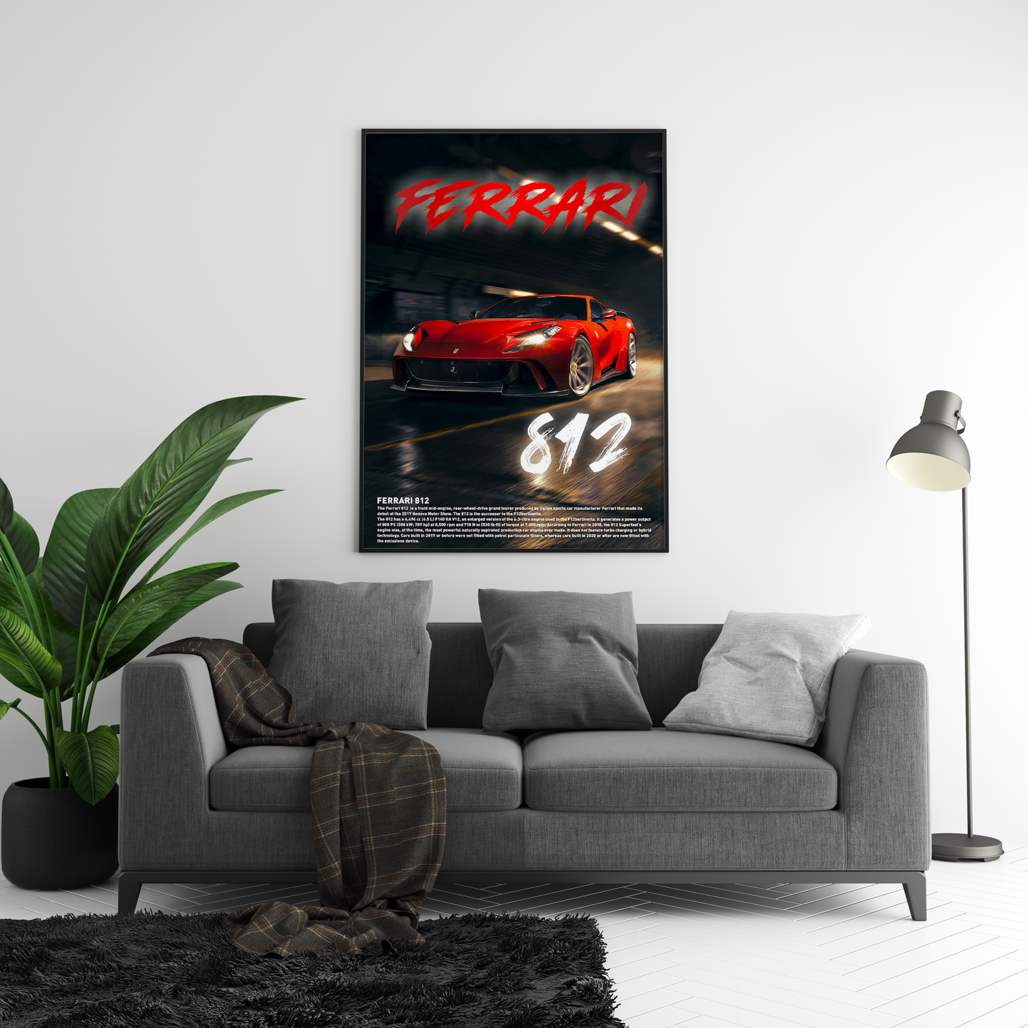 Ferrari 812 Concept Poster
