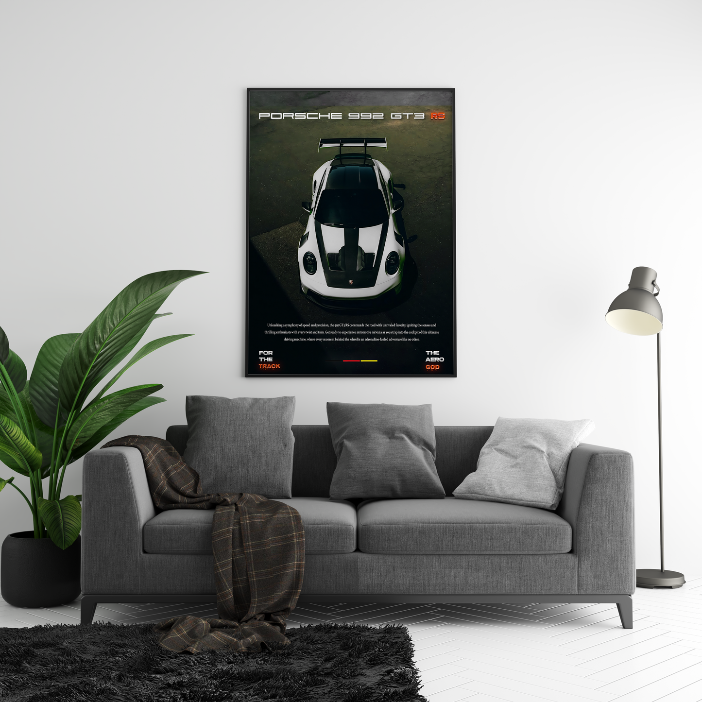 Porsche 992 GT3 RS Concept Poster