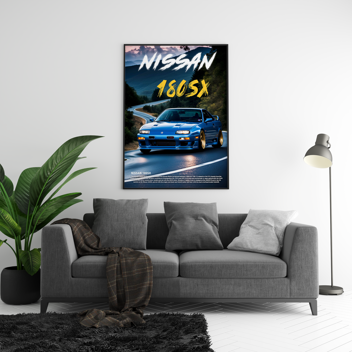 Nissan 180SX Concept Poster