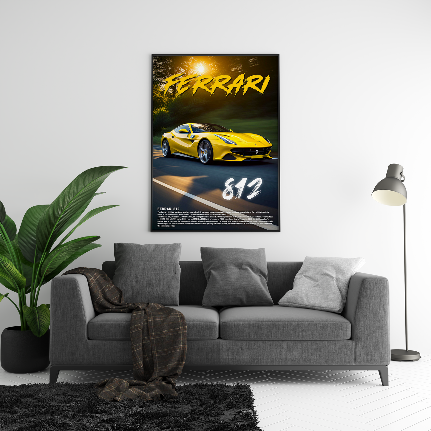 Ferrari 812 Concept Poster