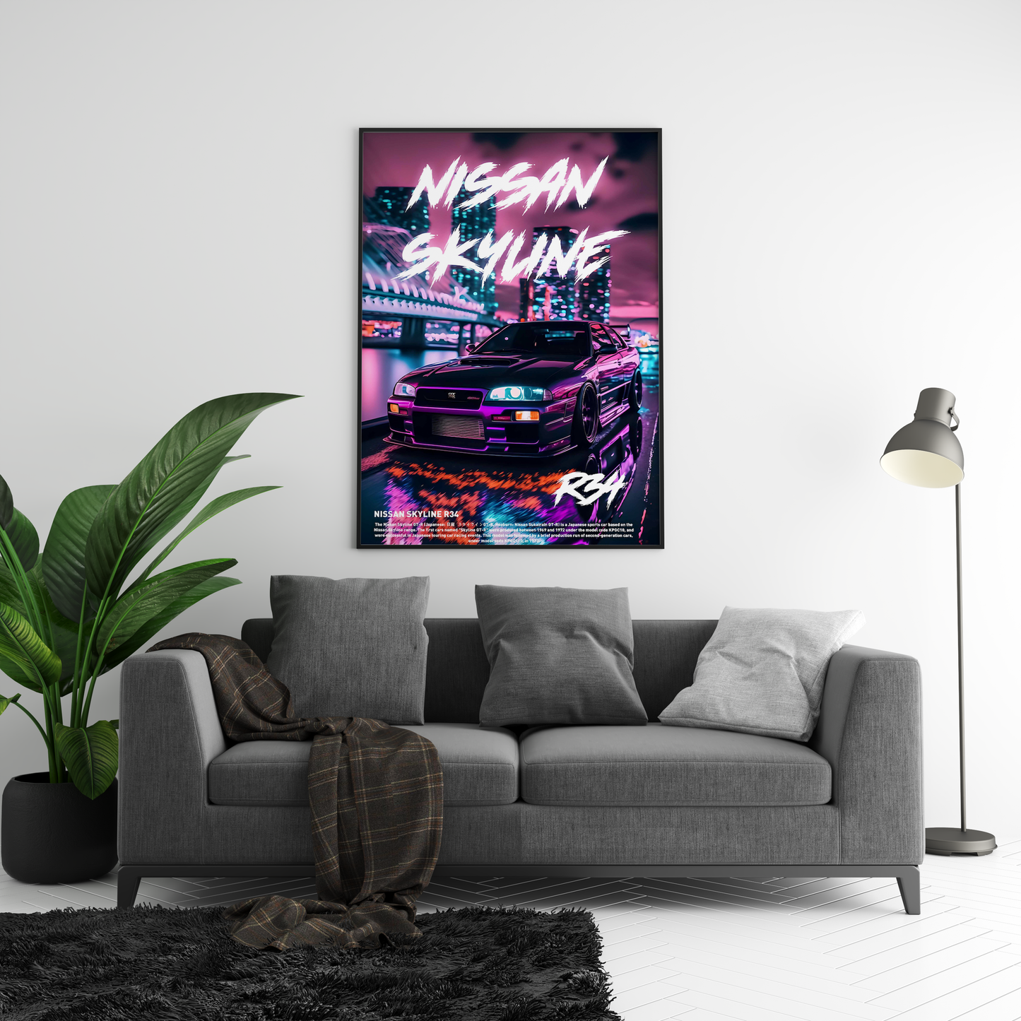 Nissan Skyline R34 Concept Poster
