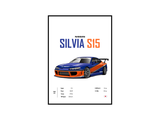 Nissan Silvia S15 'CORE' Poster