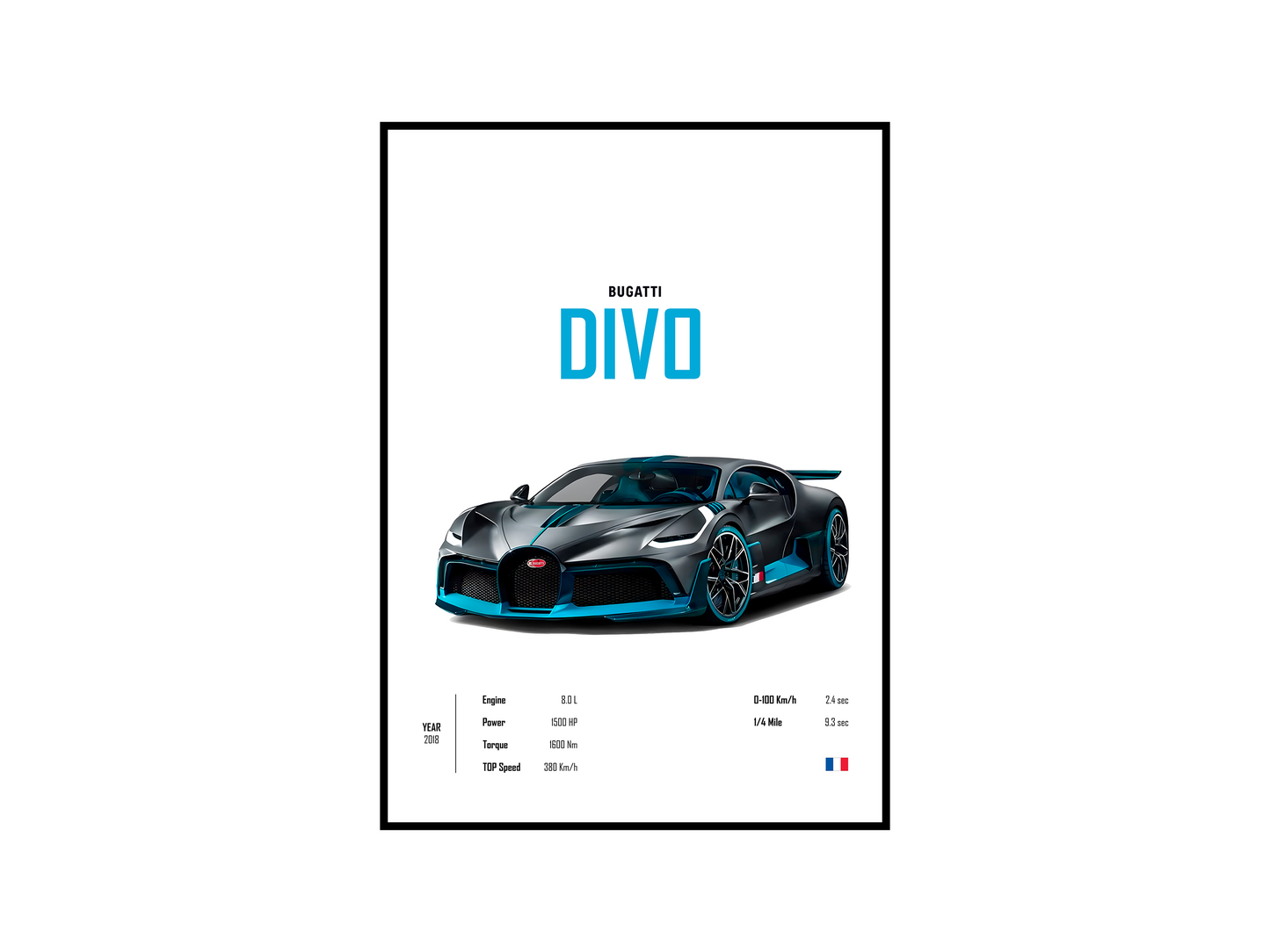 Bugatti Divo 'CORE' Poster