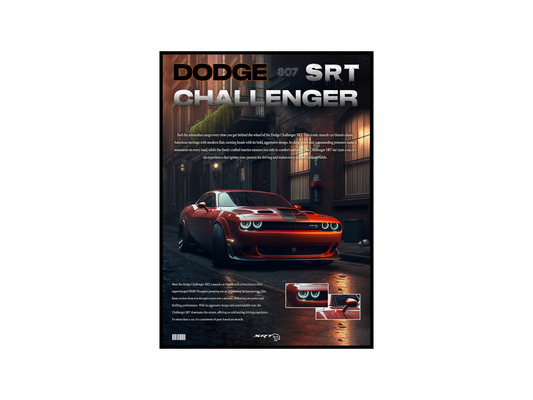Dodge Challenger SRT Details Poster