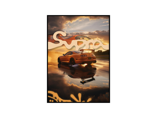 Toyota Supra Mk4 Concept Poster