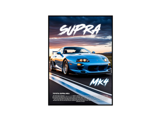 Toyota Supra Mk4 Concept Poster