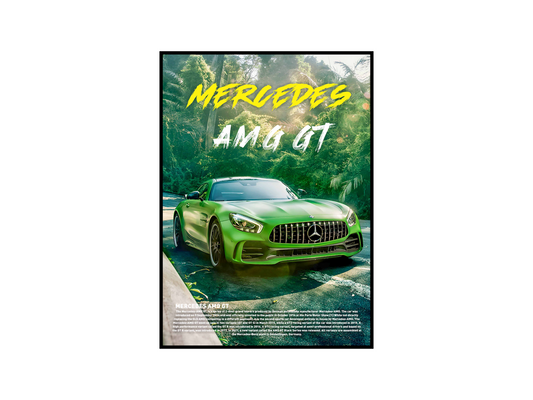 Mercedes AMG GT Concept Poster