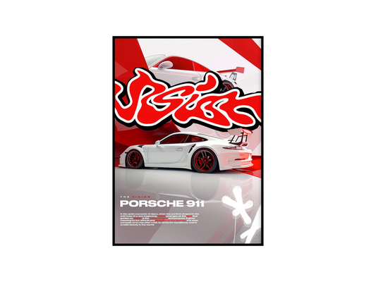 Porsche 911 Concept Poster