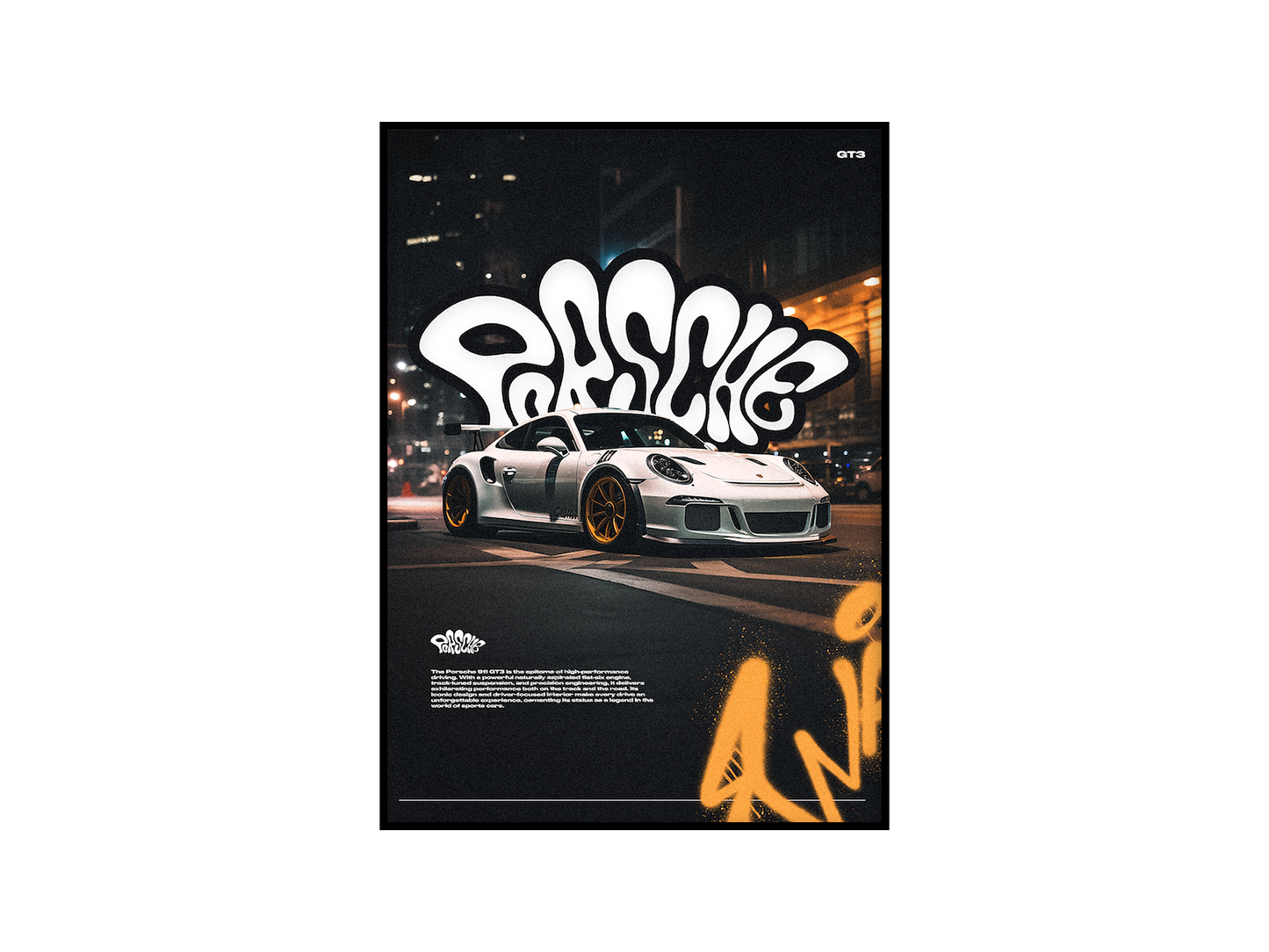 Porsche 911 GT3 Concept Poster