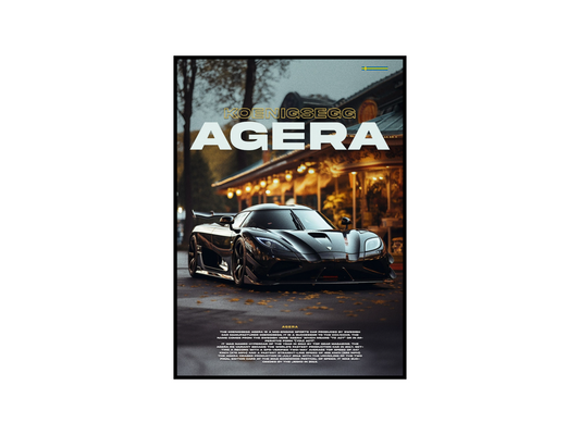 Koenigsegg Agera Concept Poster