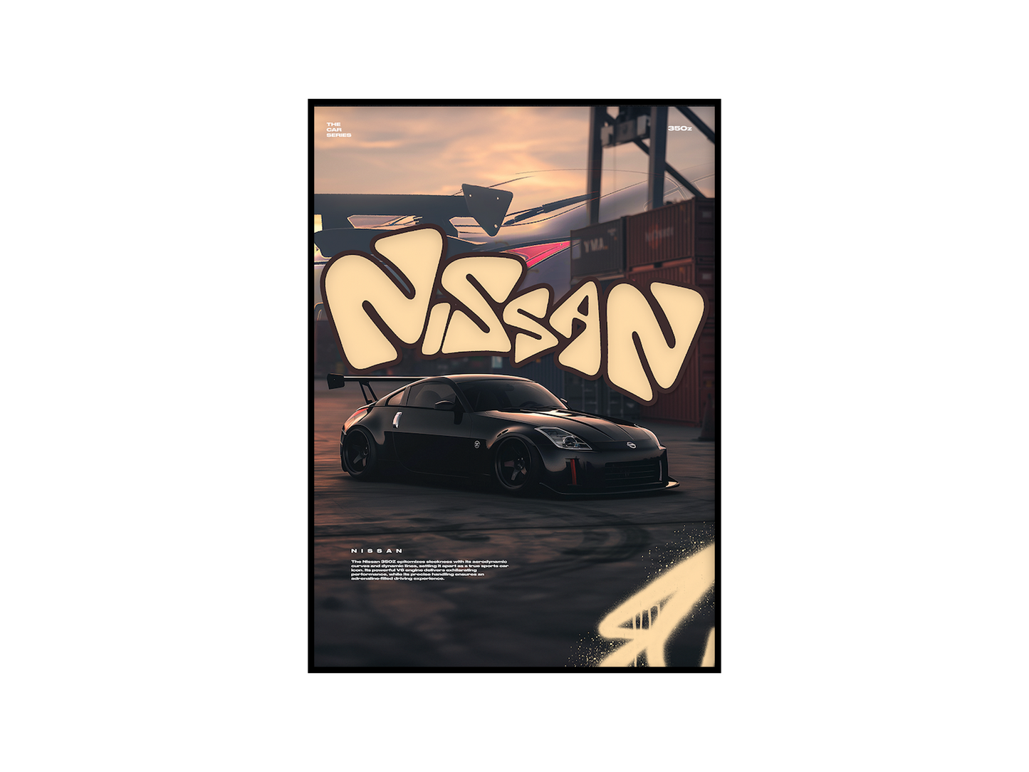 Nissan 350z Concept Poster
