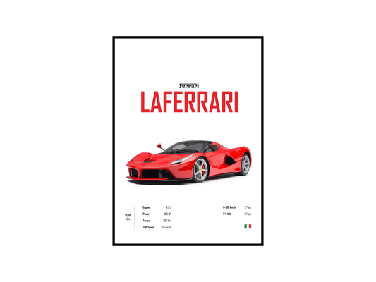 Ferrari LaFerrari 'CORE' Poster