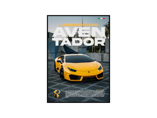 Lamborghini Aventador Concept Poster