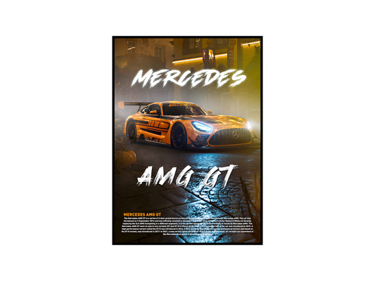 Mercedes AMG GT Concept Poster