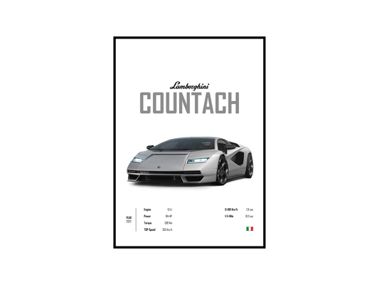 Lamborghini Countach STO 'CORE' Poster