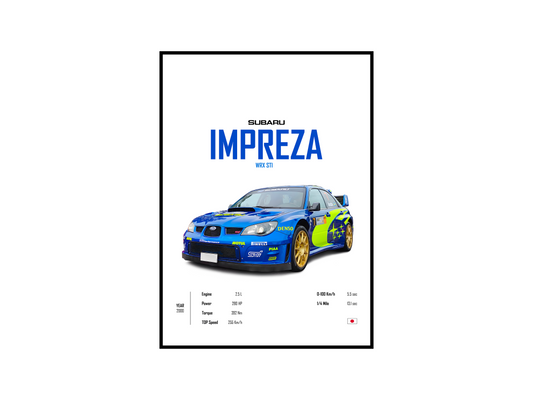 Subaru Impreza 'CORE' Poster
