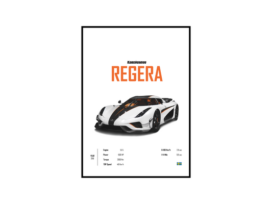 Koenigsegg Regera 'CORE' Poster