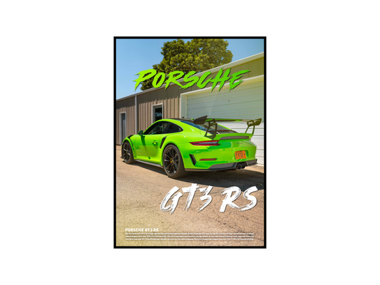 Porsche GT3 RS Concept Poster