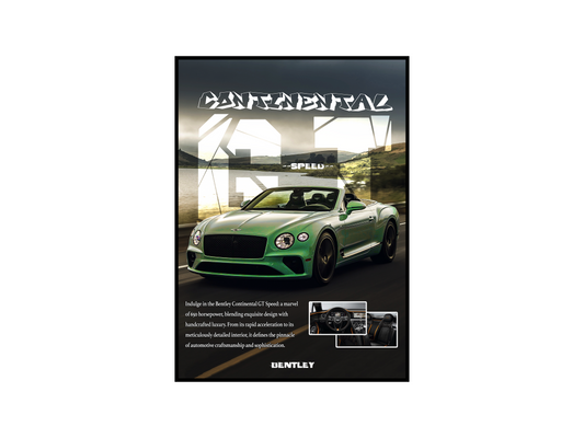 Bentley GT Continental Details Poster