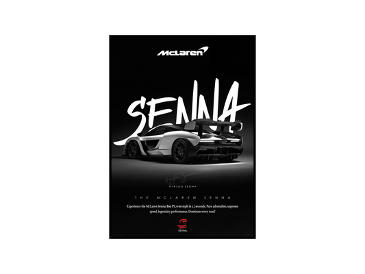 McLaren Senna Concept Poster