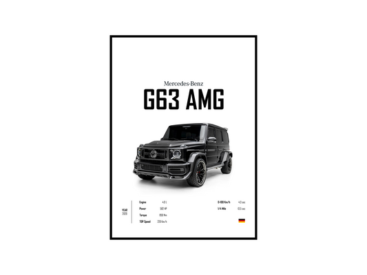 Mercedes Benz G63 AMG 'CORE' Poster