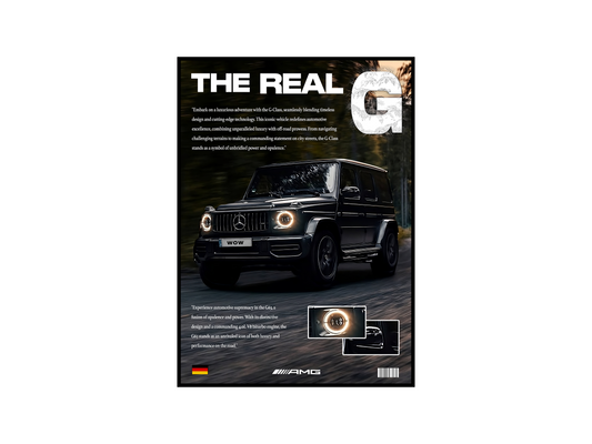 Mercedes G63 Details Poster