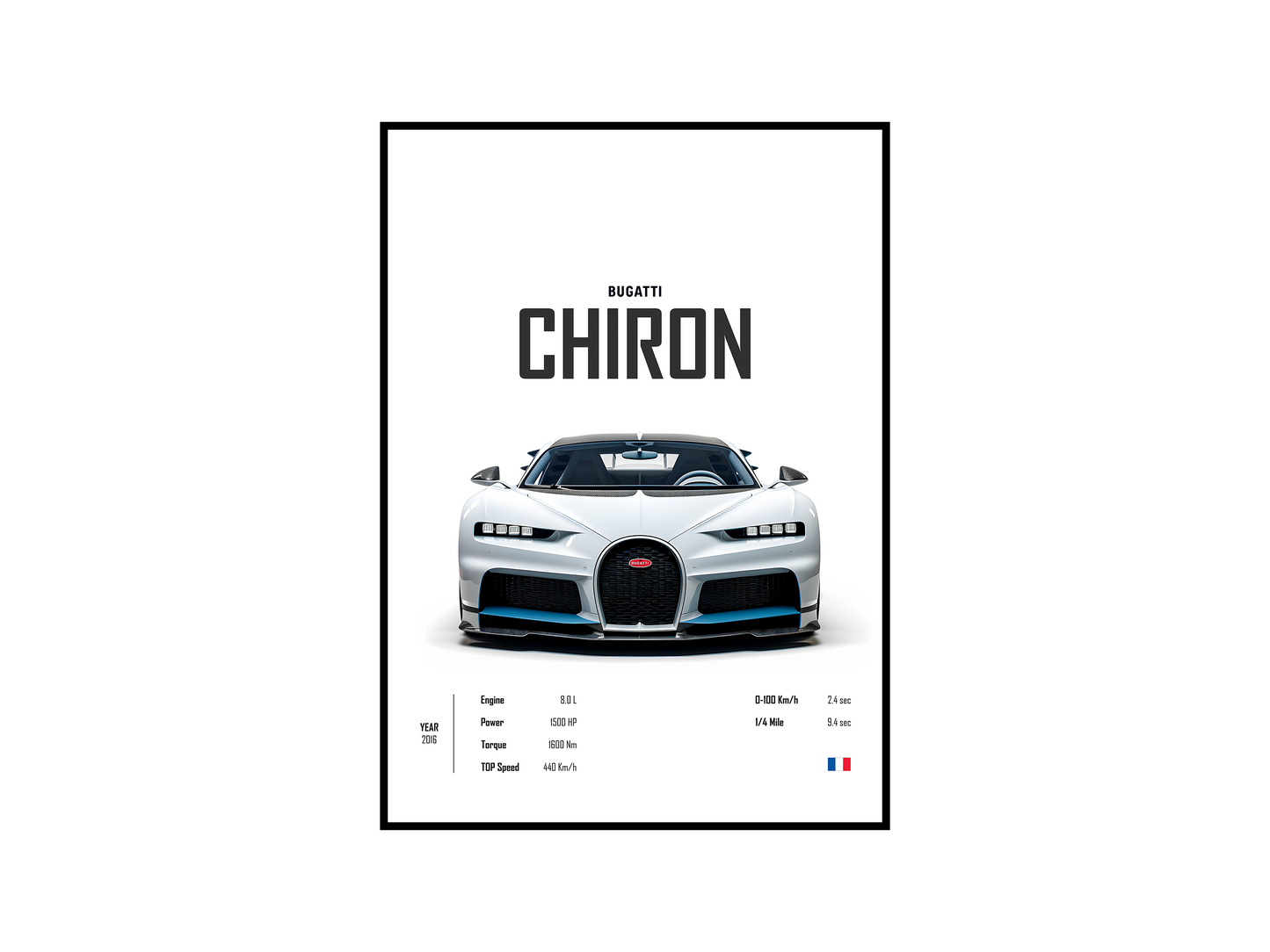 Bugatti Chiron 'CORE' Poster