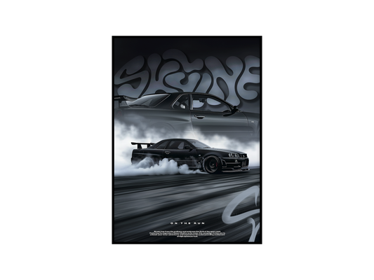 Nissan Skyline R34 Concept Poster