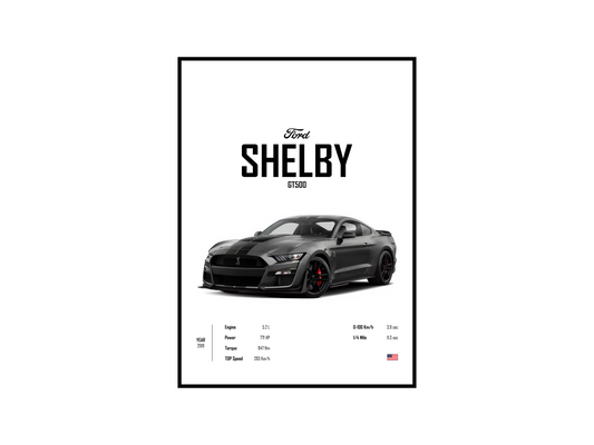 Ford Shelby GT500 'CORE' Poster