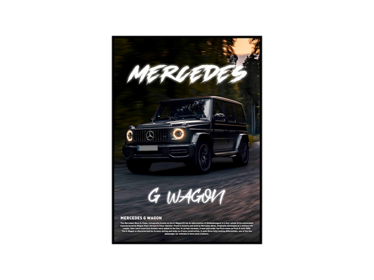 Mercedes G-Wagon Concept Poster