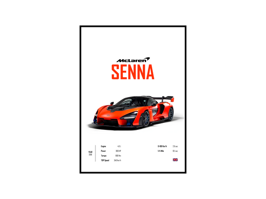 McLaren Senna 'CORE' Poster