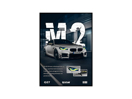 BMW M2 Details Poster