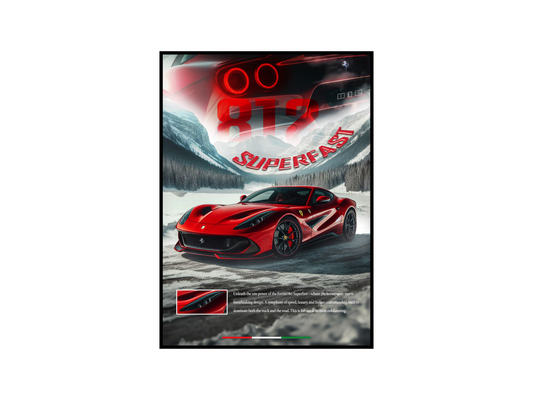 Ferrari 812 Superfast Concept Poster