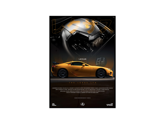 Lexus LFA Concept Poster