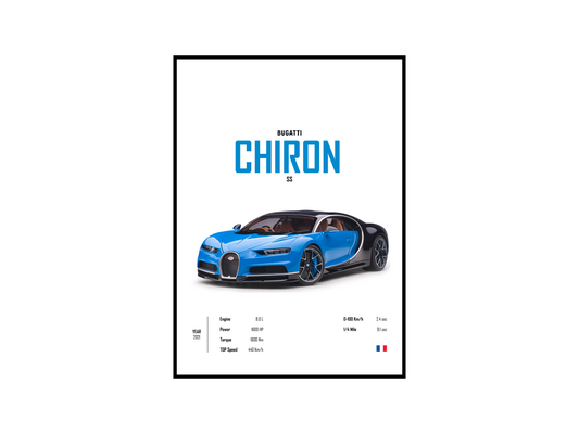 Bugatti Chiron SS 'CORE' Poster