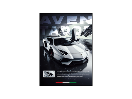 Lamborghini Aventador Concept Poster
