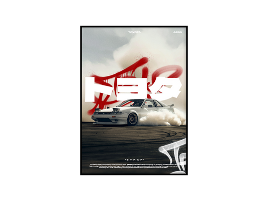 Toyota AE86 Concept Poster