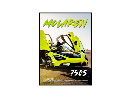 McLaren 750S Concept Poster