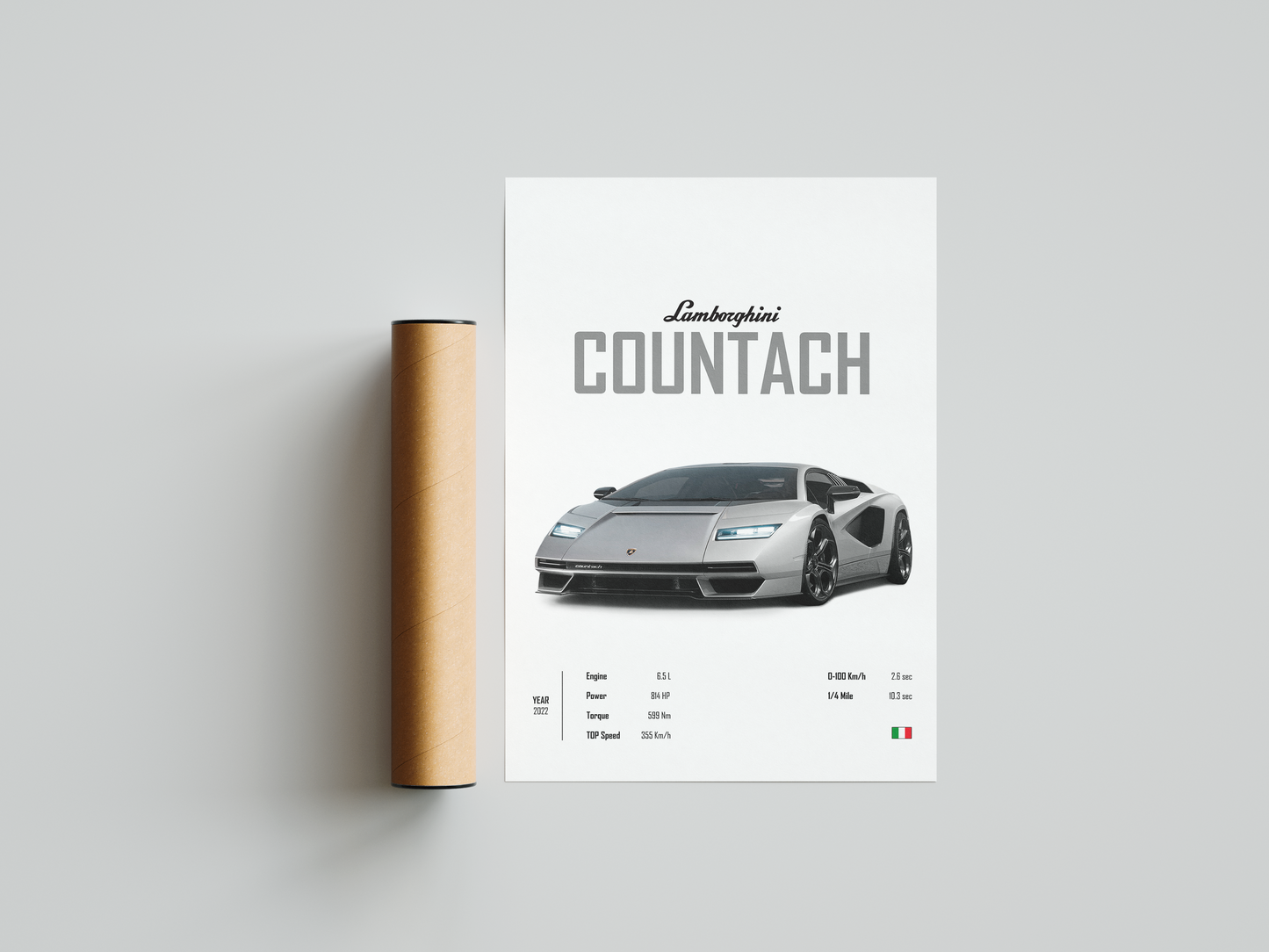 Lamborghini Countach STO 'CORE' Poster