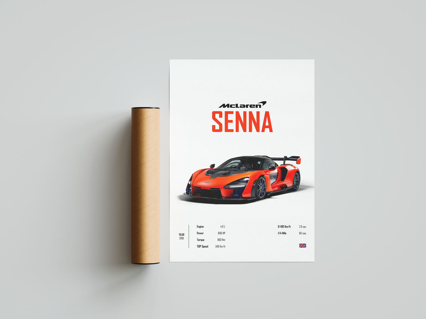 McLaren Senna 'CORE' Poster