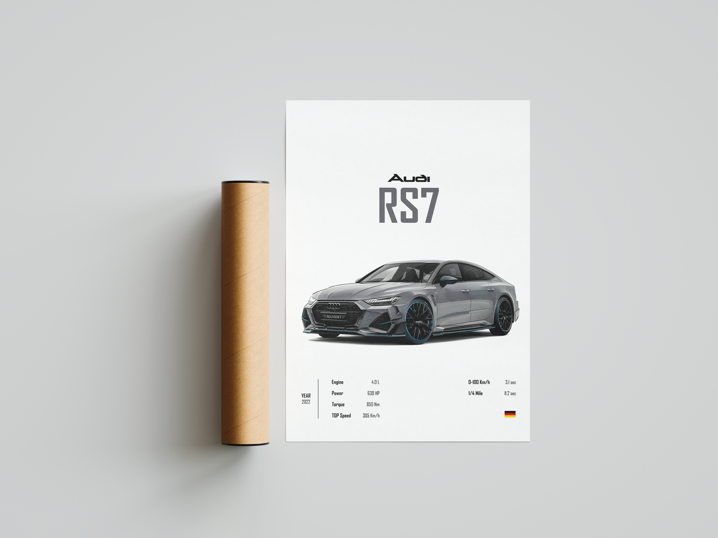 Audi RS7 'CORE' Poster