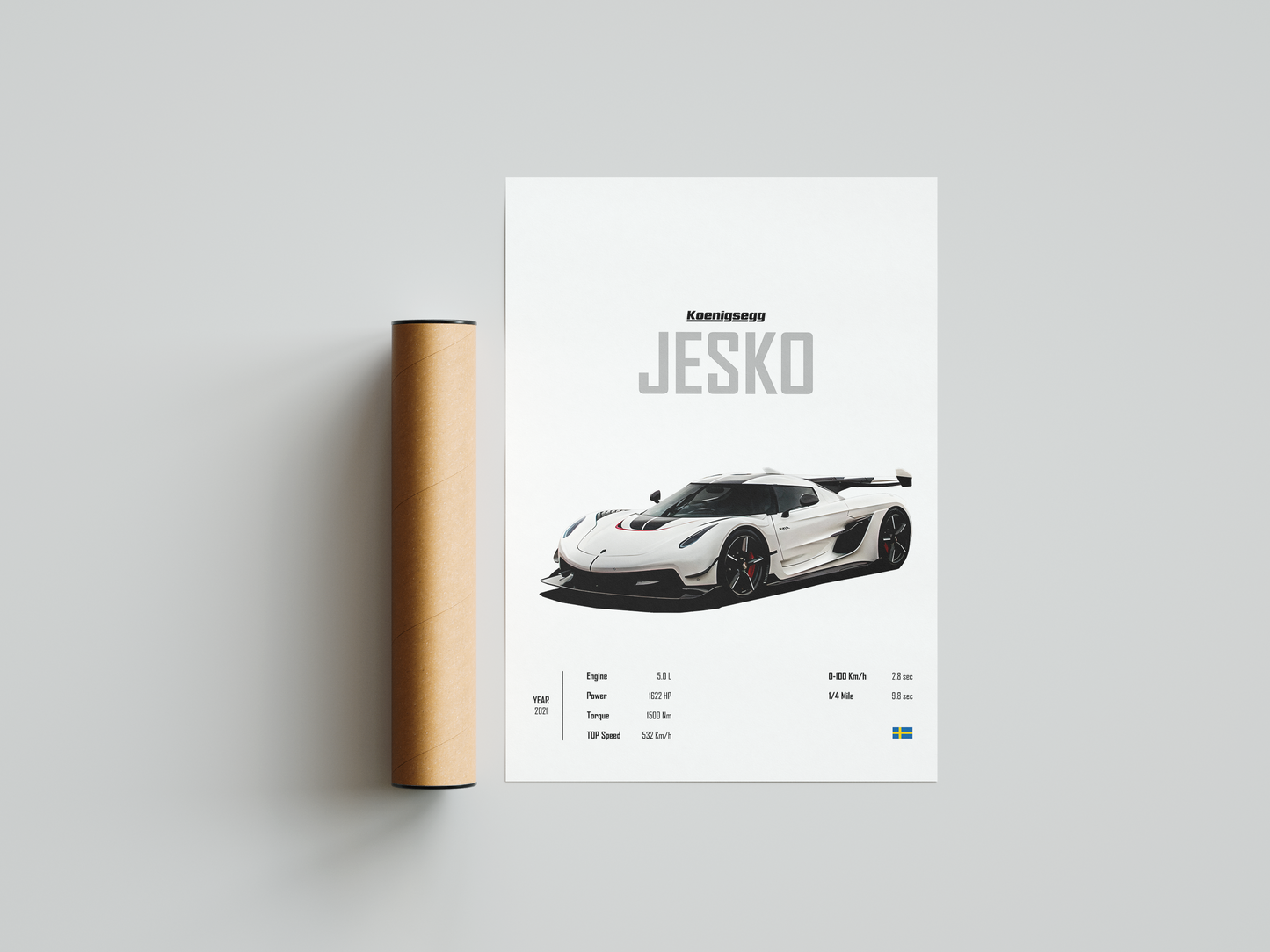 Koenigsegg Jesko 'CORE' Poster