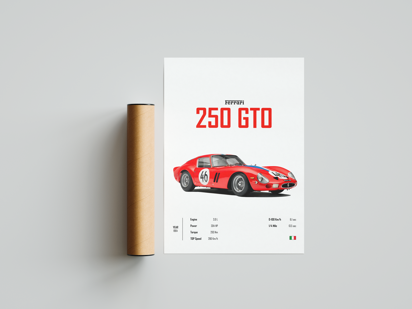 Ferrari 250 GTO 'CORE' Poster