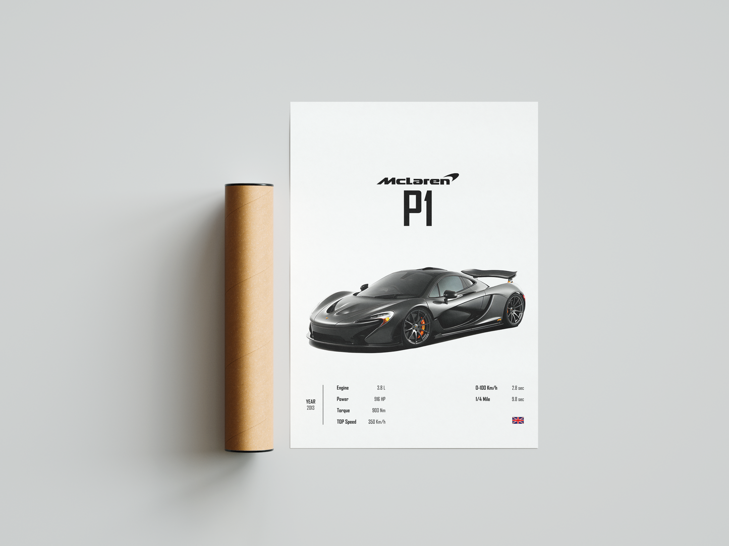 McLaren P1 'CORE' Poster