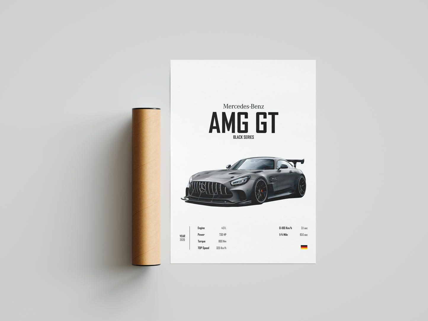 Mercedes Benz AMG GT 'CORE' Poster