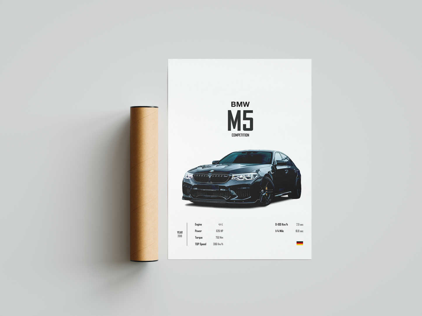 BMW M5 Competition 'CORE' Poster