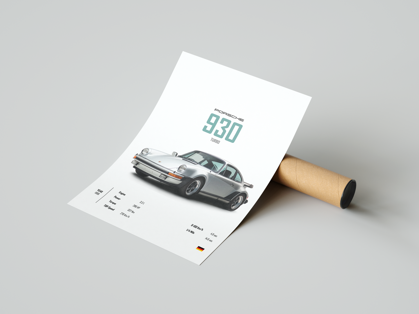 Porsche 930 Turbo 'CORE' Poster